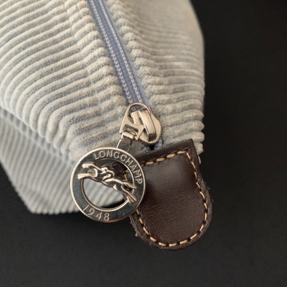 LongChamp Corduroy and Leather Handle Bag - Picture 6 of 14